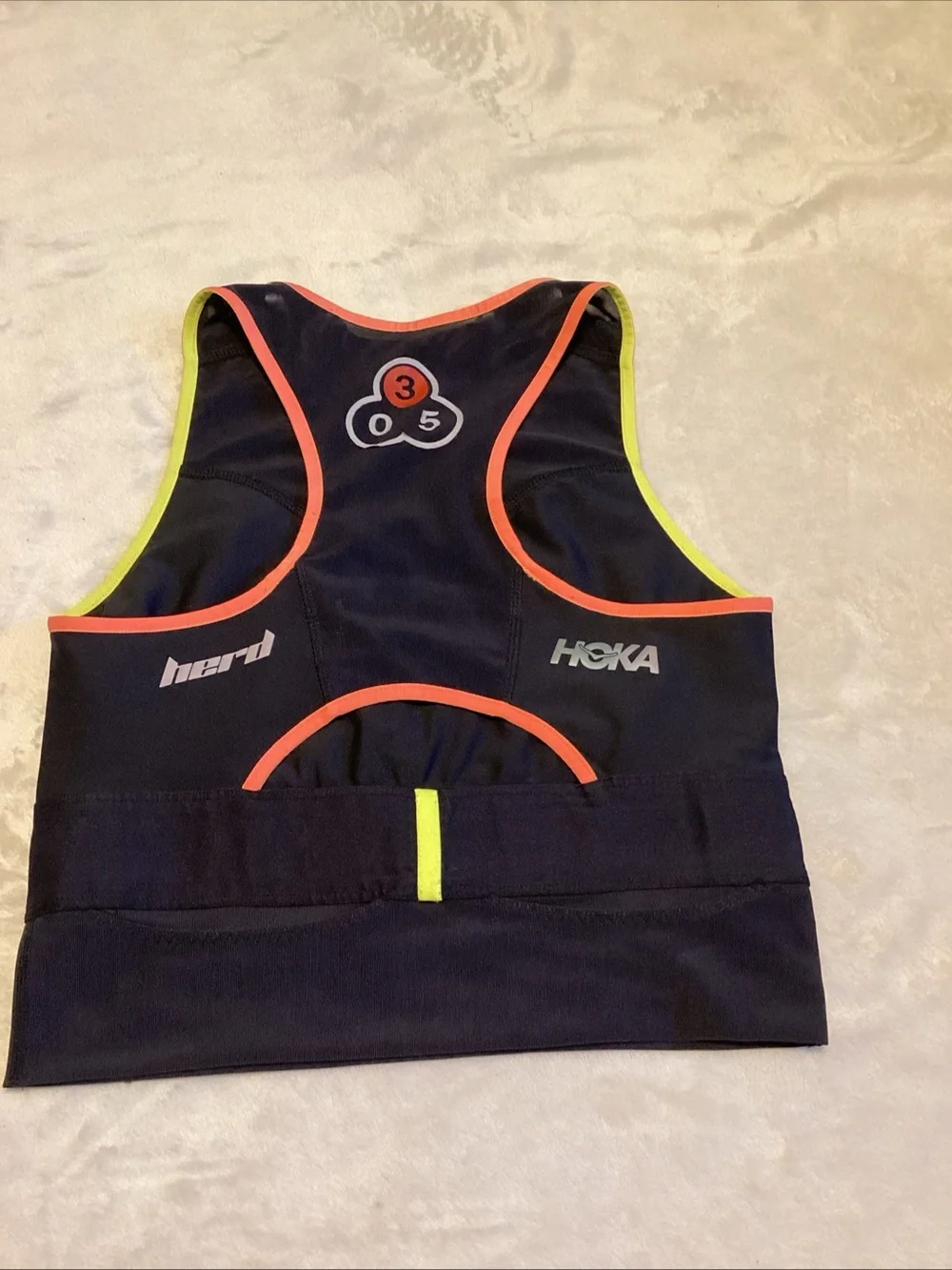 Hoka One One black racerback